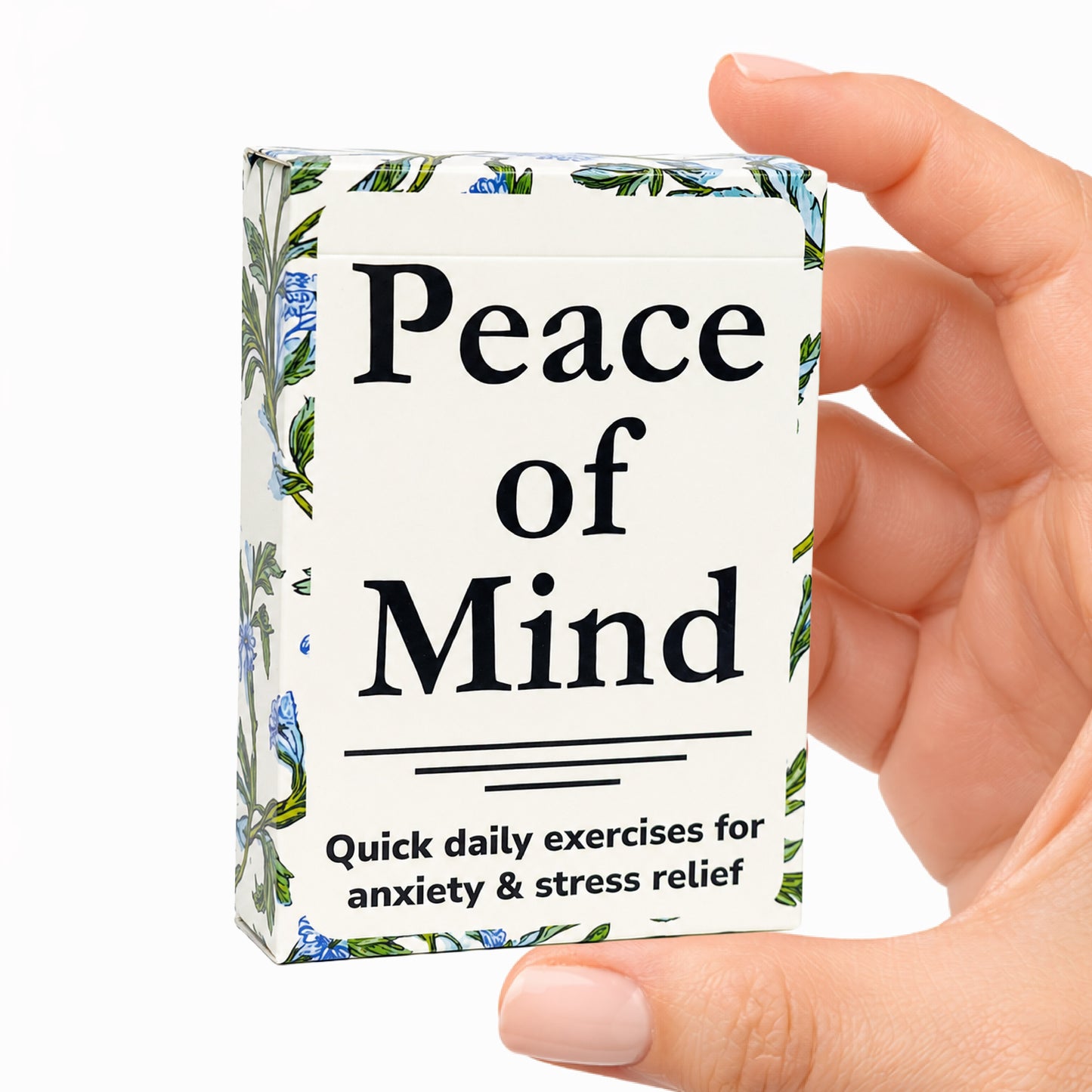 Peace of Mind: Stress & Anxiety Relief Daily Cards Stress Relief Gifts for Women & Men 50 Cognitive Science-Backed Exercises to Calm Your Mind