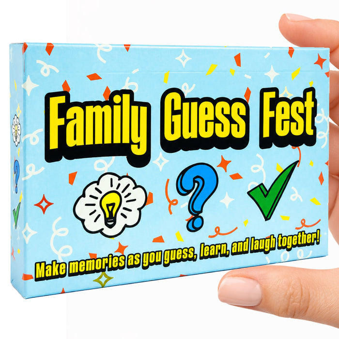 Family Guess Fest: How Well Do You Know Your Family? Fun Trivia & Guessing Game for Kids, Teens & Adults Ages 8+, 3-8 Players