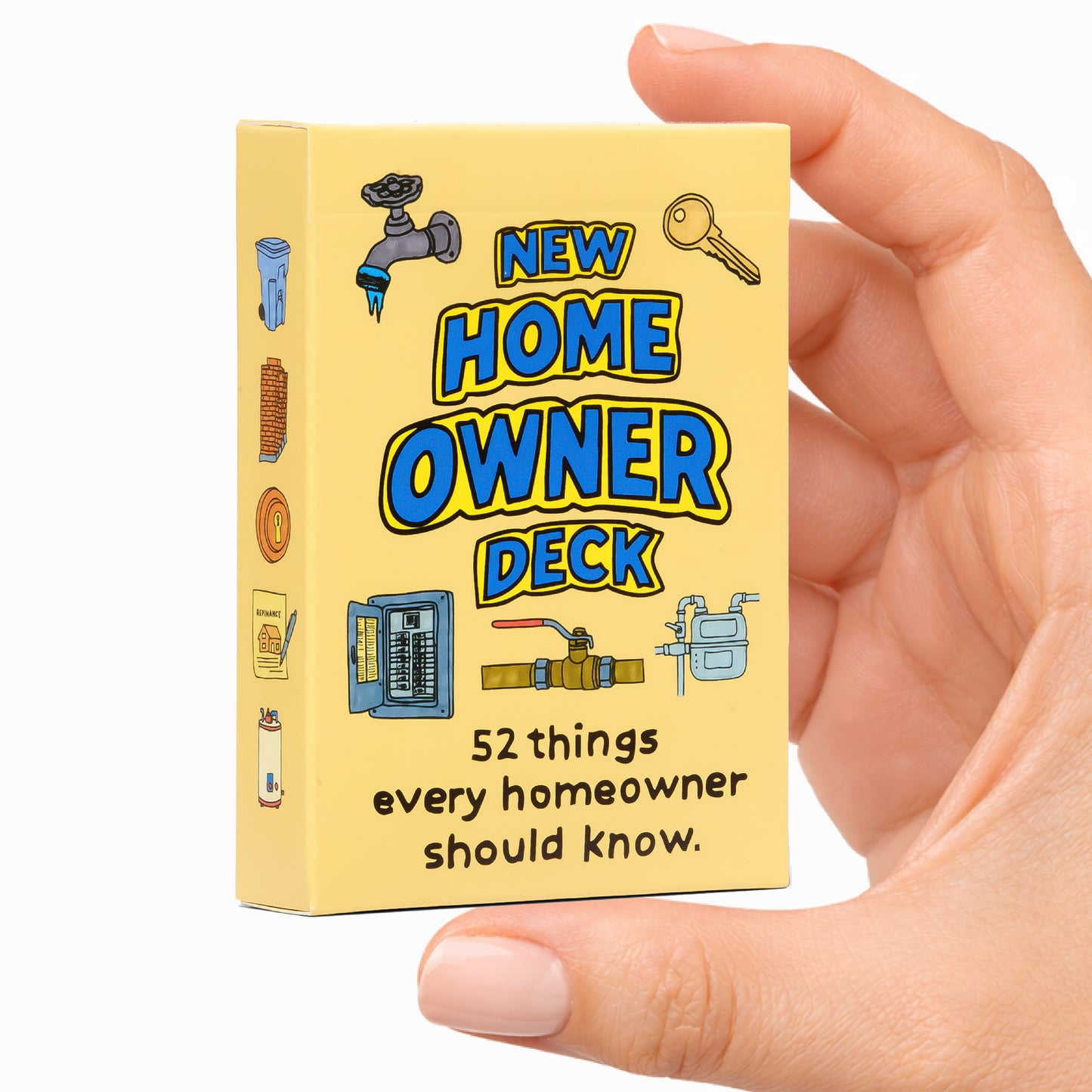New Homeowner Playing Cards: 52 Funny and Mildly Useful Tips for First Time Homeowners, Housewarming Gifts