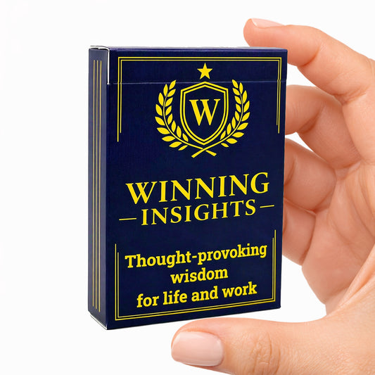 Winning Insights: 50 Timeless Insights For Business & Life Mindset & Motivation Deck