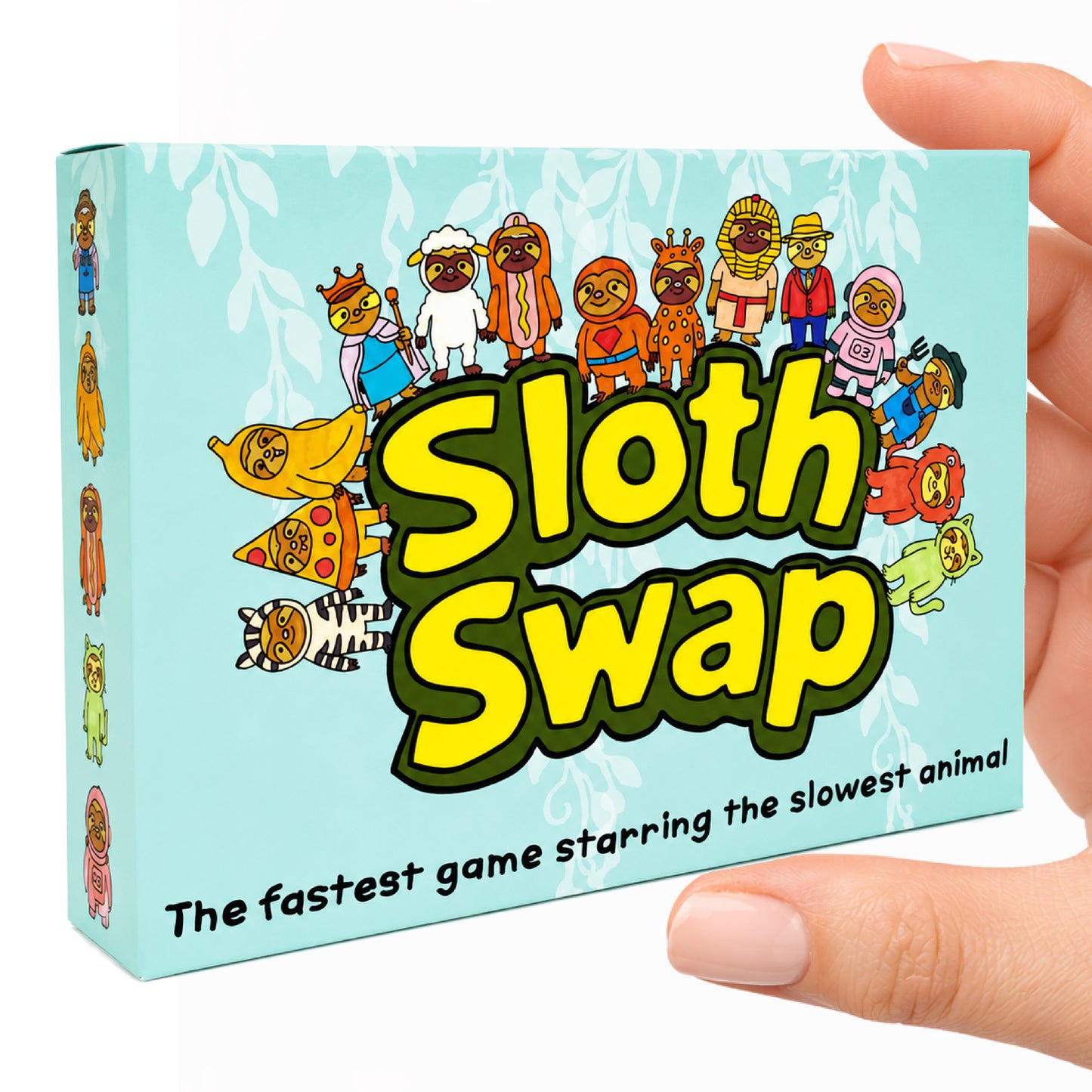 Sloth Swap: Chaotic Sloth-Themed Card Game Everyone Plays at Once High-Energy Game for Kids & Adults Ages 7+ & 2-5 Players