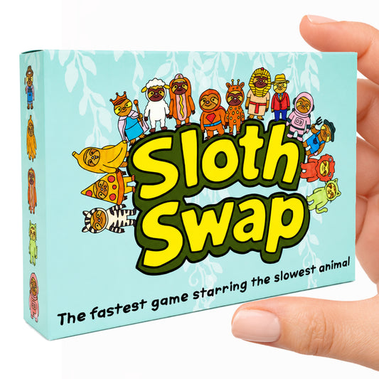 Sloth Swap: Chaotic Sloth-Themed Card Game Everyone Plays at Once High-Energy Game for Kids & Adults Ages 7+ & 2-5 Players