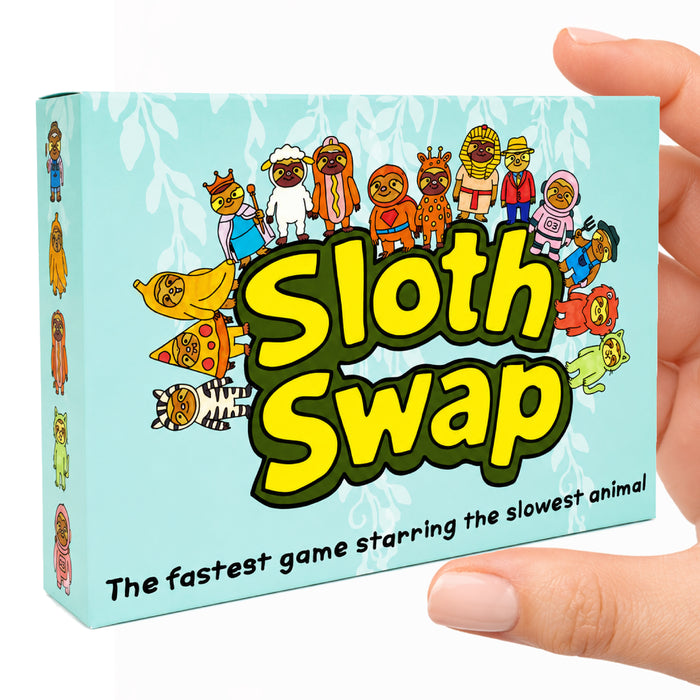 Sloth Swap: Chaotic Sloth-Themed Card Game Everyone Plays at Once High-Energy Game for Kids & Adults Ages 7+ & 2-5 Players