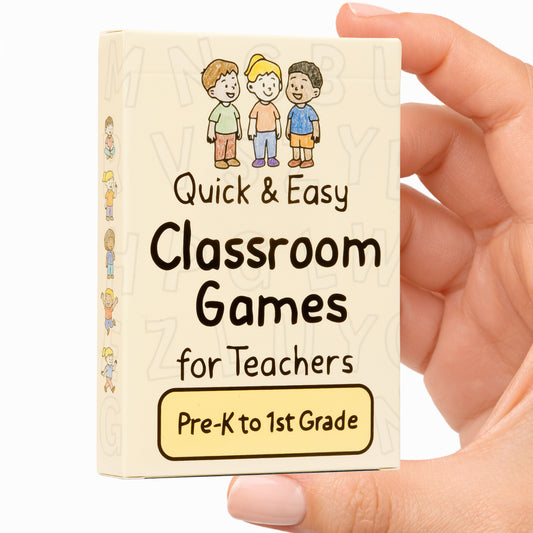 Classroom Games: 35 Classic Group Games With Inspirational Teacher Affirmations on Back Ages 4-7